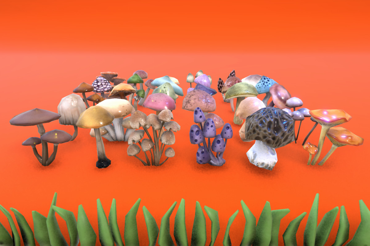 Stylized Mushroom Pack