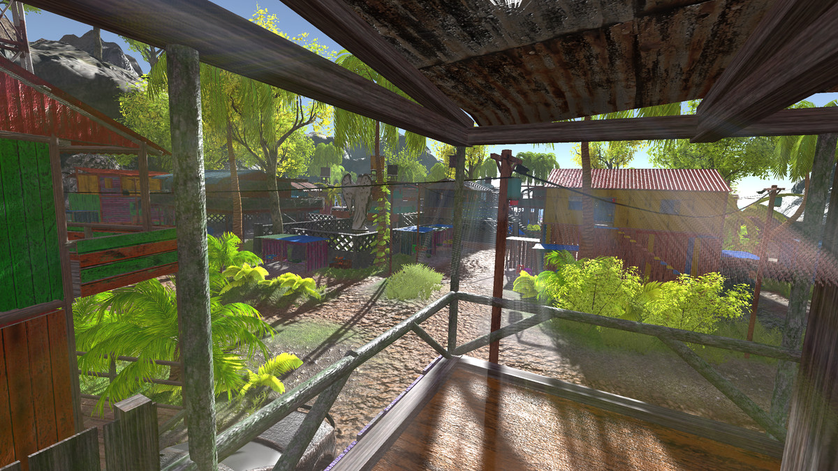 South Pacific Island - Map