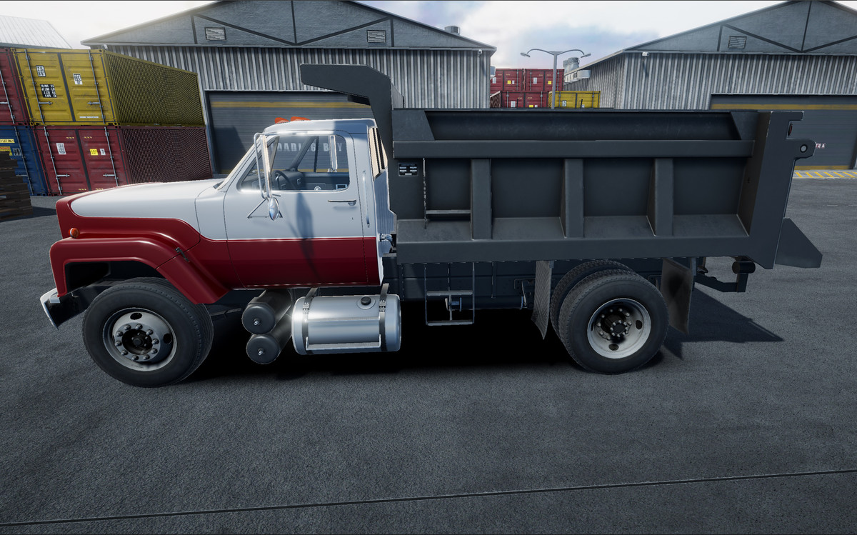 80s generic dump truck