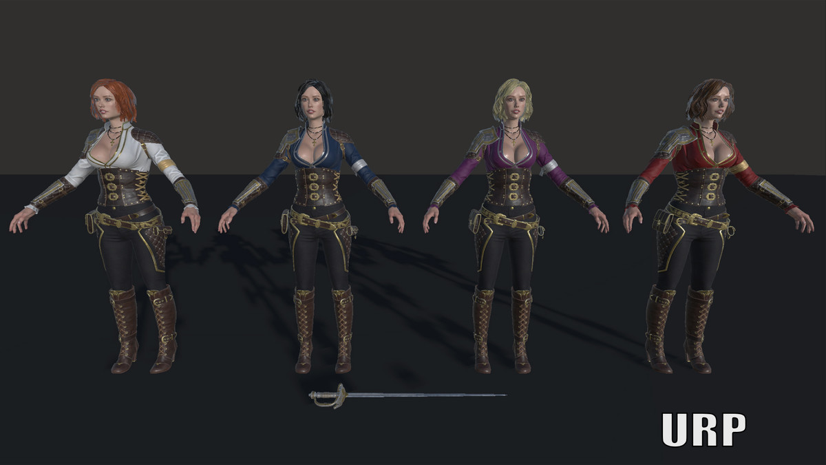 Sword Master - RPG/Semi-Realistic/Female Fantasy Character