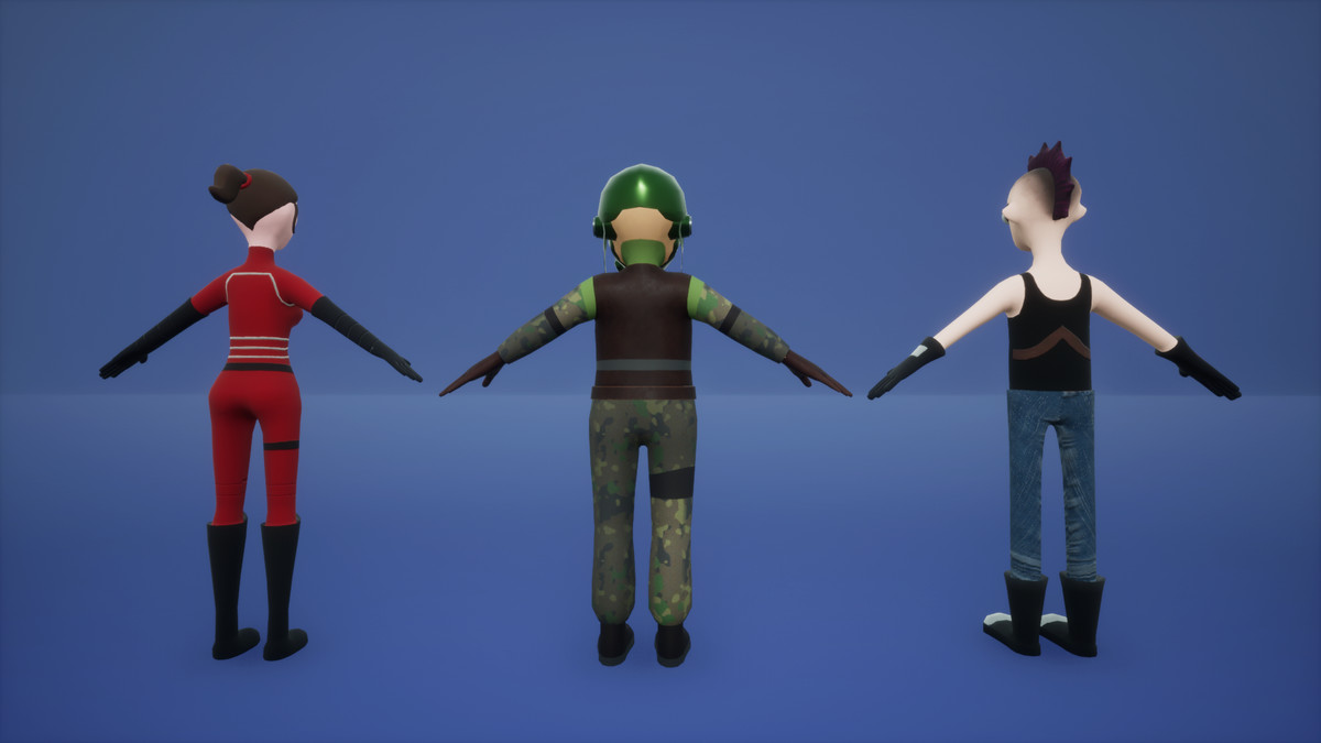 Sci-Fi 13 Stylized Characters v2.0