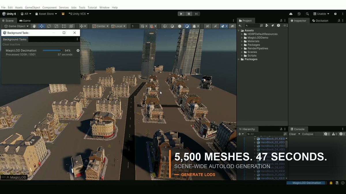 Magic LOD: Burst Mesh Optimizer