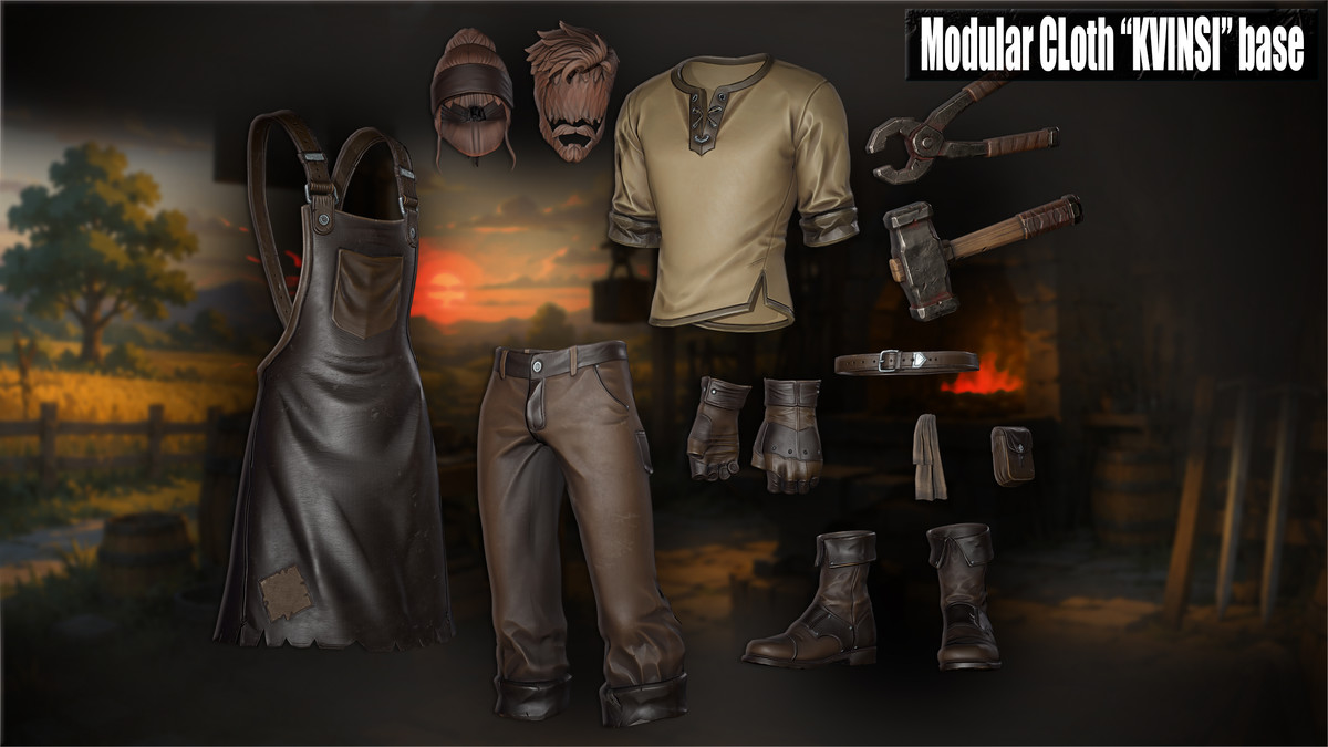 Stylized Medieval Blacksmith