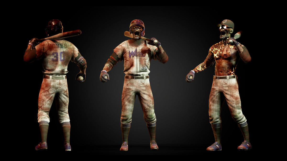 BASEBALL PLAYER ZOMBIE
