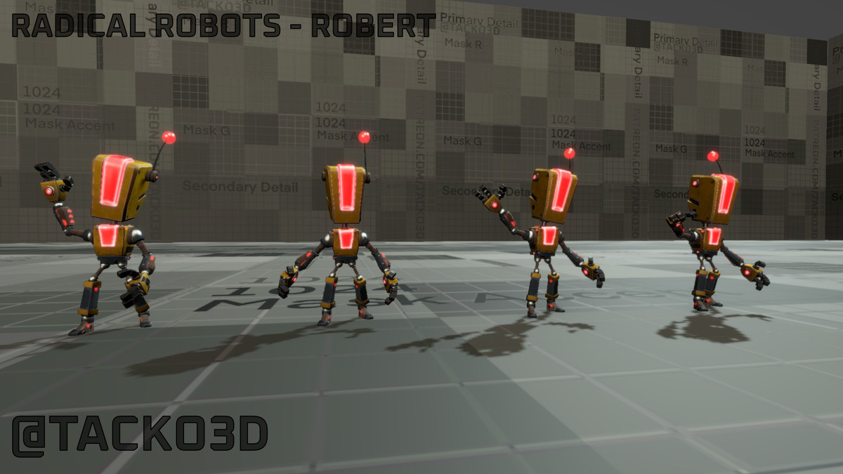 Radical Robots Pack - Customizable Robot TRIPLE PACK