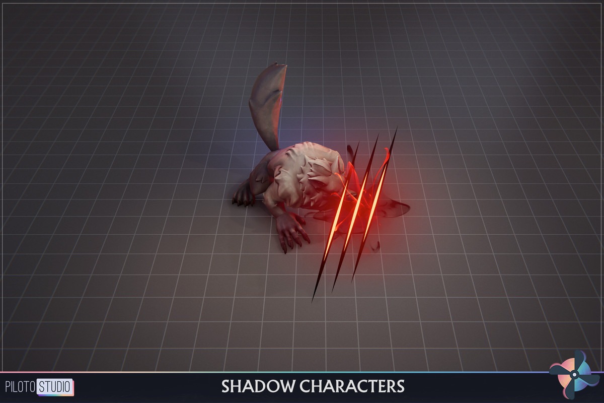 Shadow Werewolf Boss - Character + Animations + Skill VFX