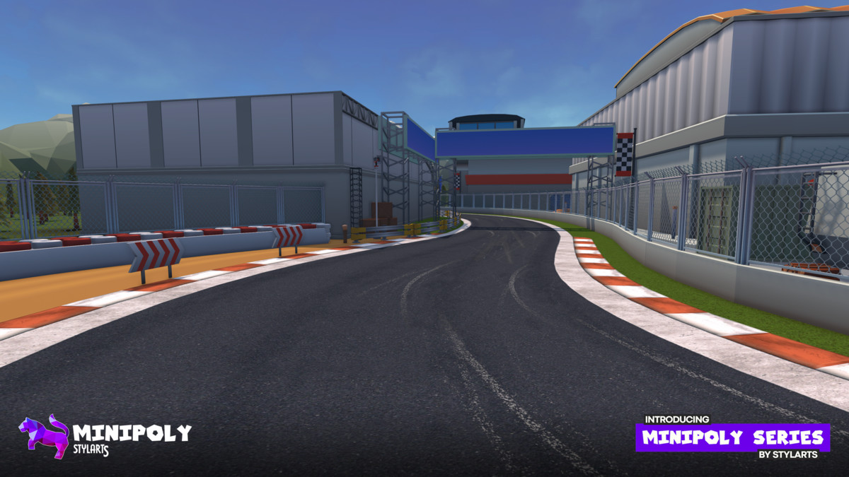 Minipoly Series - Race Track ( Stylized Lowpoly Environment ), image 24