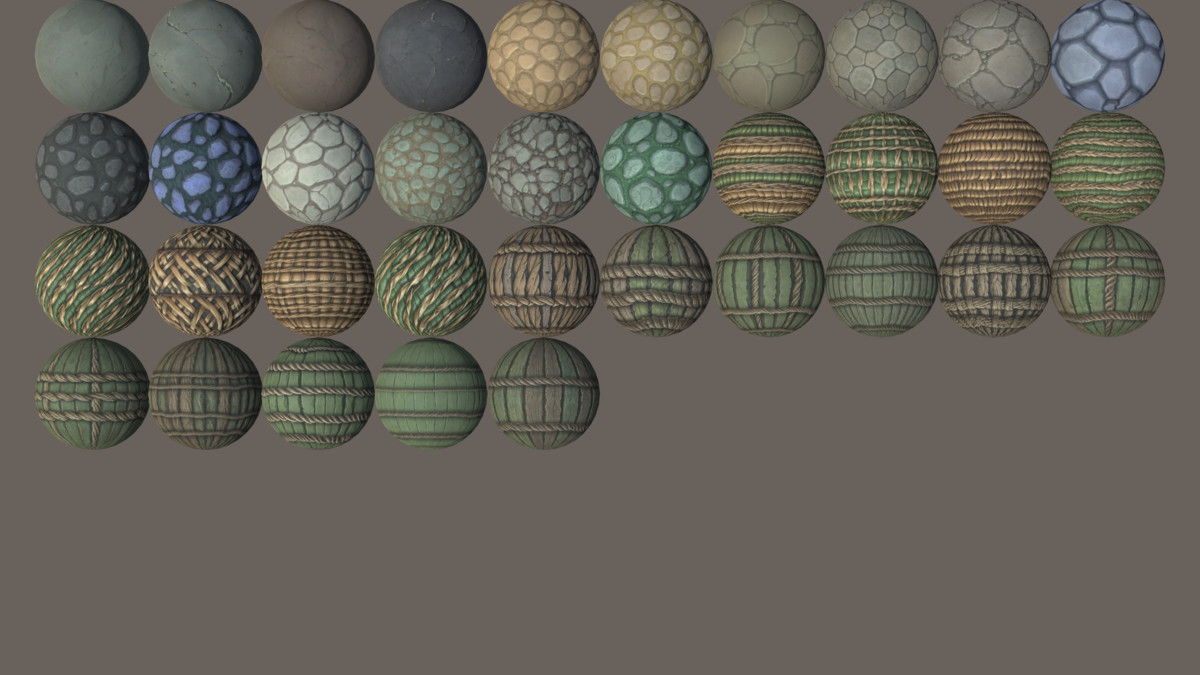 450+ Stylized Textures - Mega Pack Vol 7