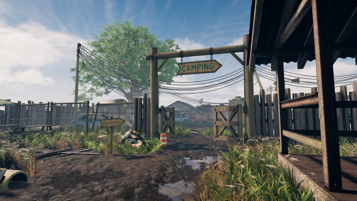 Post-Apocalyptic Trailer Park Environment