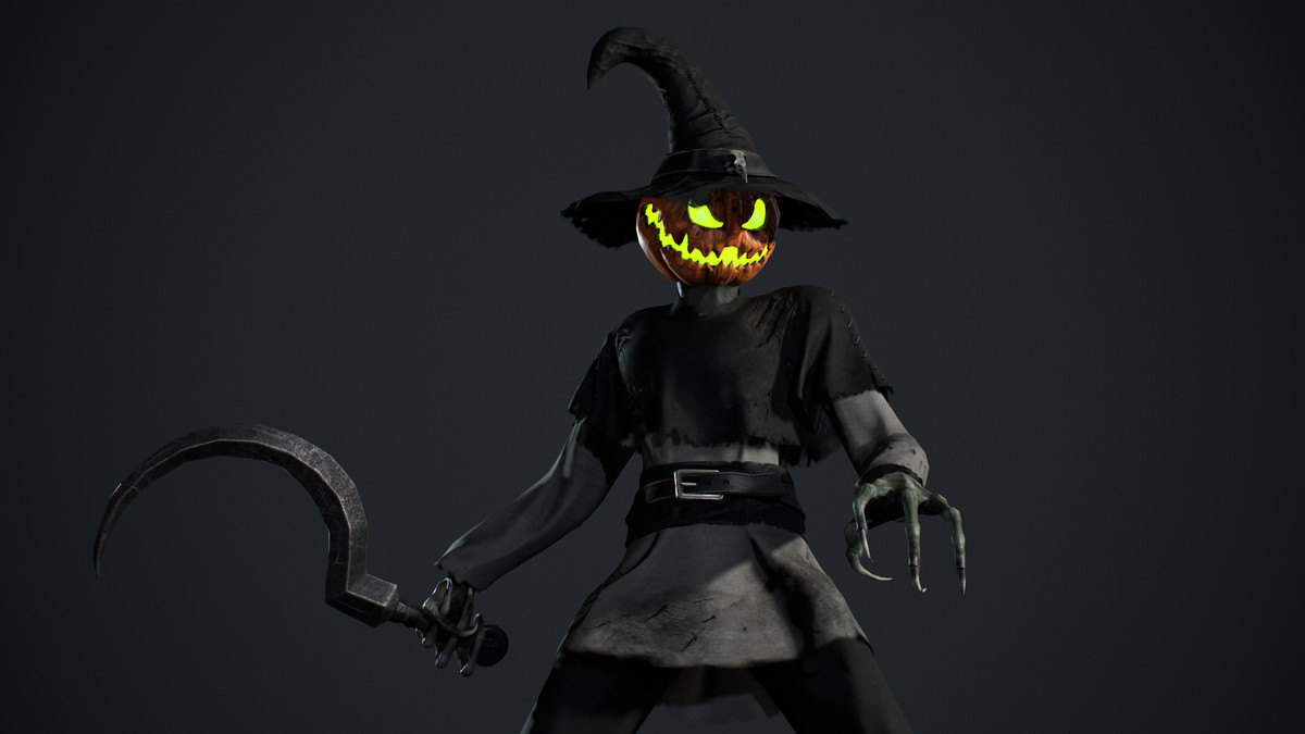 Pumpkinhead Scarecrow