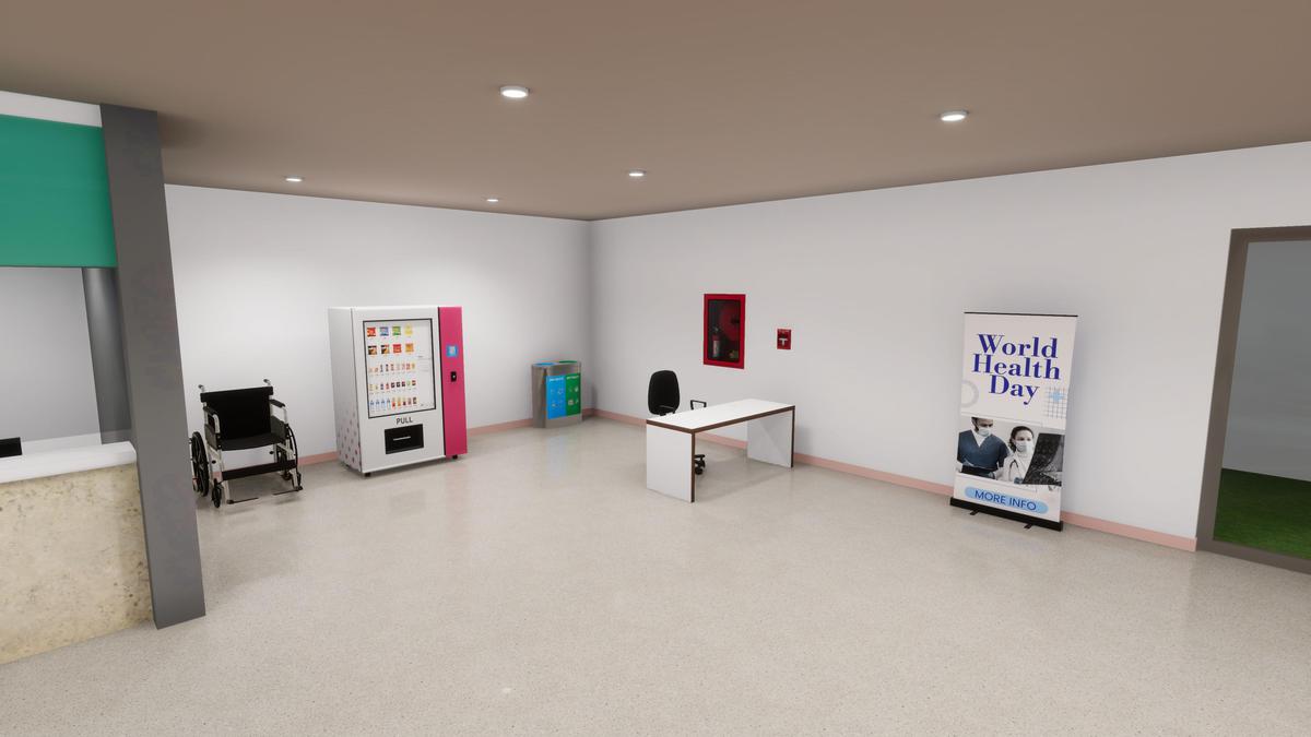 Hospital Reception & Corridor