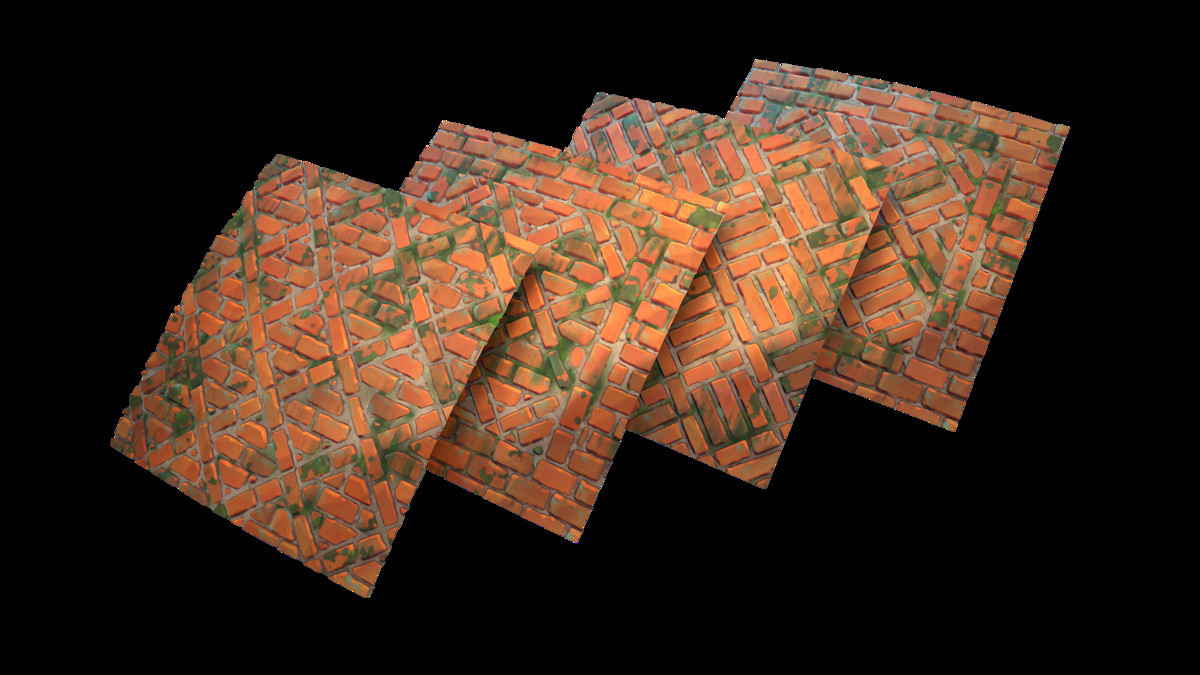 56 Stylized Brick Texture Pack