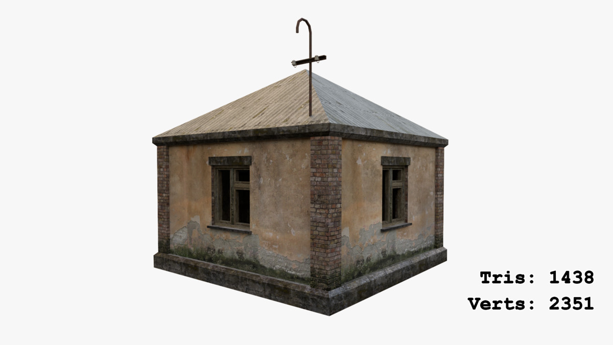 Abandoned Apocalyptic Buildings Mega Pack