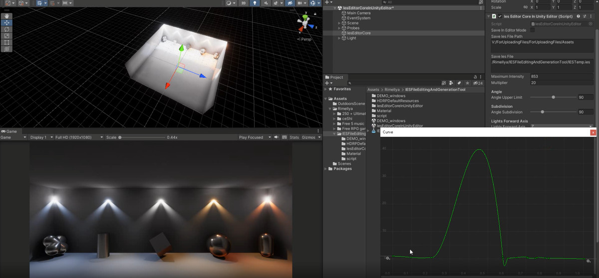 IES file editing and generation tool