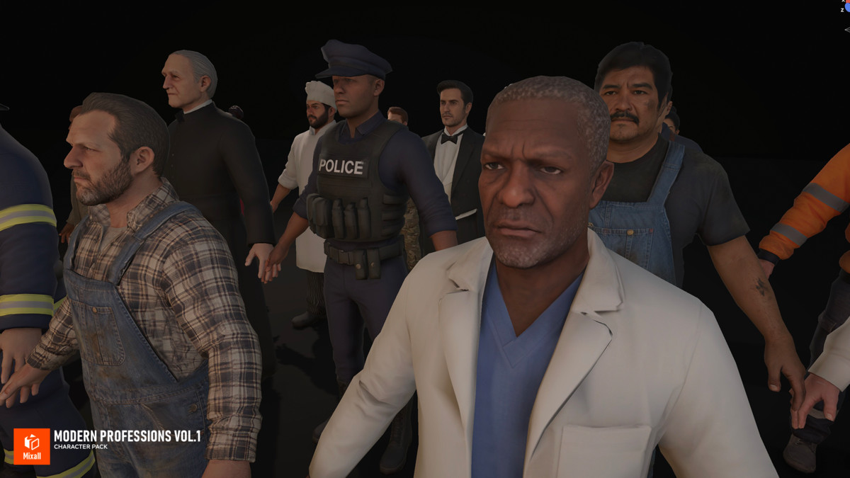 Modern Professions Vol.1 - Character Pack