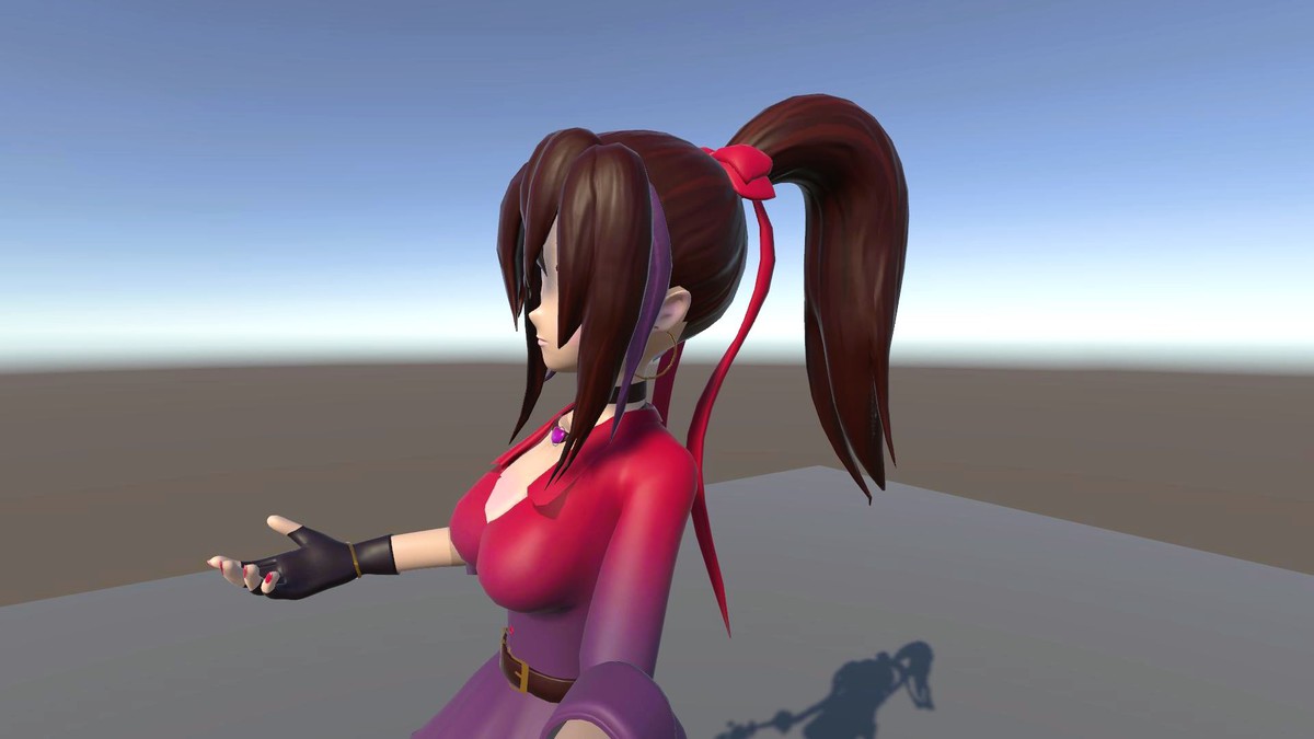 Longtail Girl - Stylized 3D Character