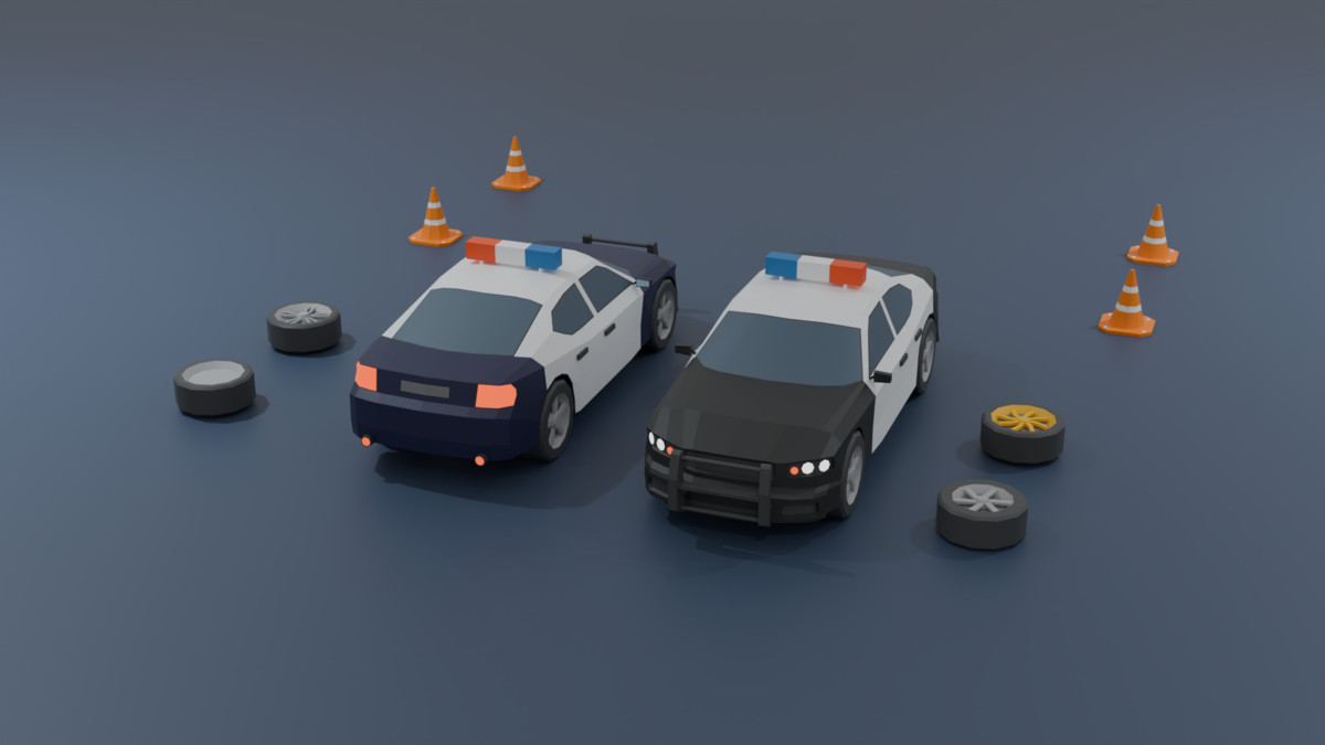 Mobile Optimize-Low Poly Cars