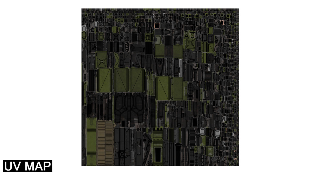 Machine Gun 11 Metal URP HDRP Textures