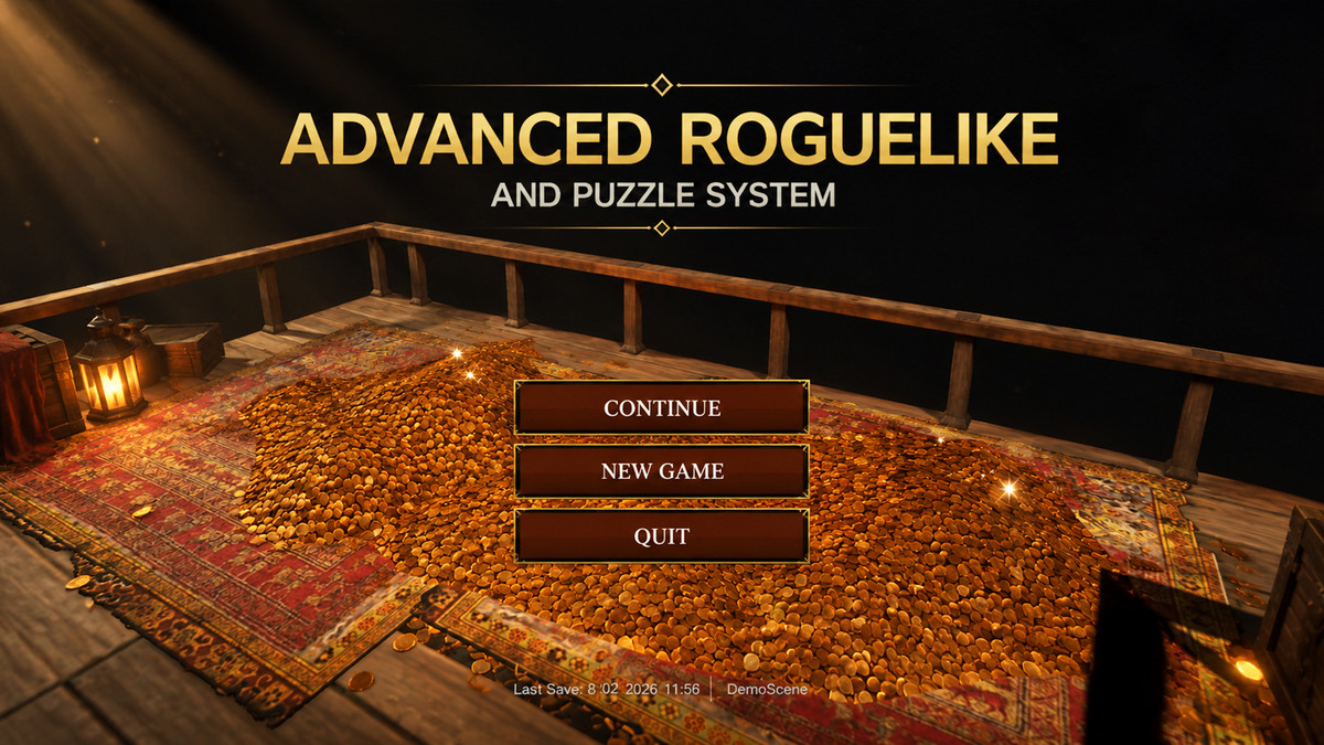 3D Roguelike RPG Complete Kit for Mobile and PC: TPS, Enemy AI, Puzzle and Props