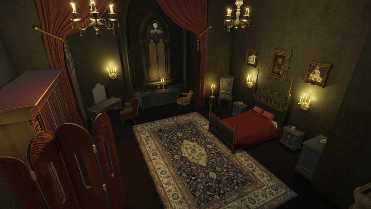 Gothic bedroom (MODULAR)