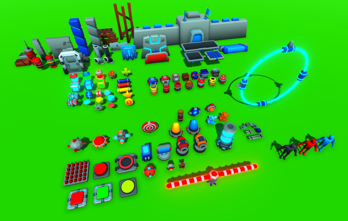 Free Lowpoly Scifi Objects, image 4