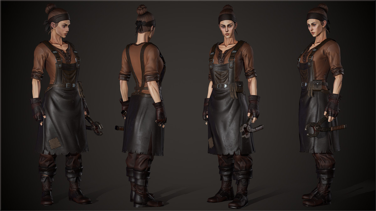Stylized Medieval Blacksmith