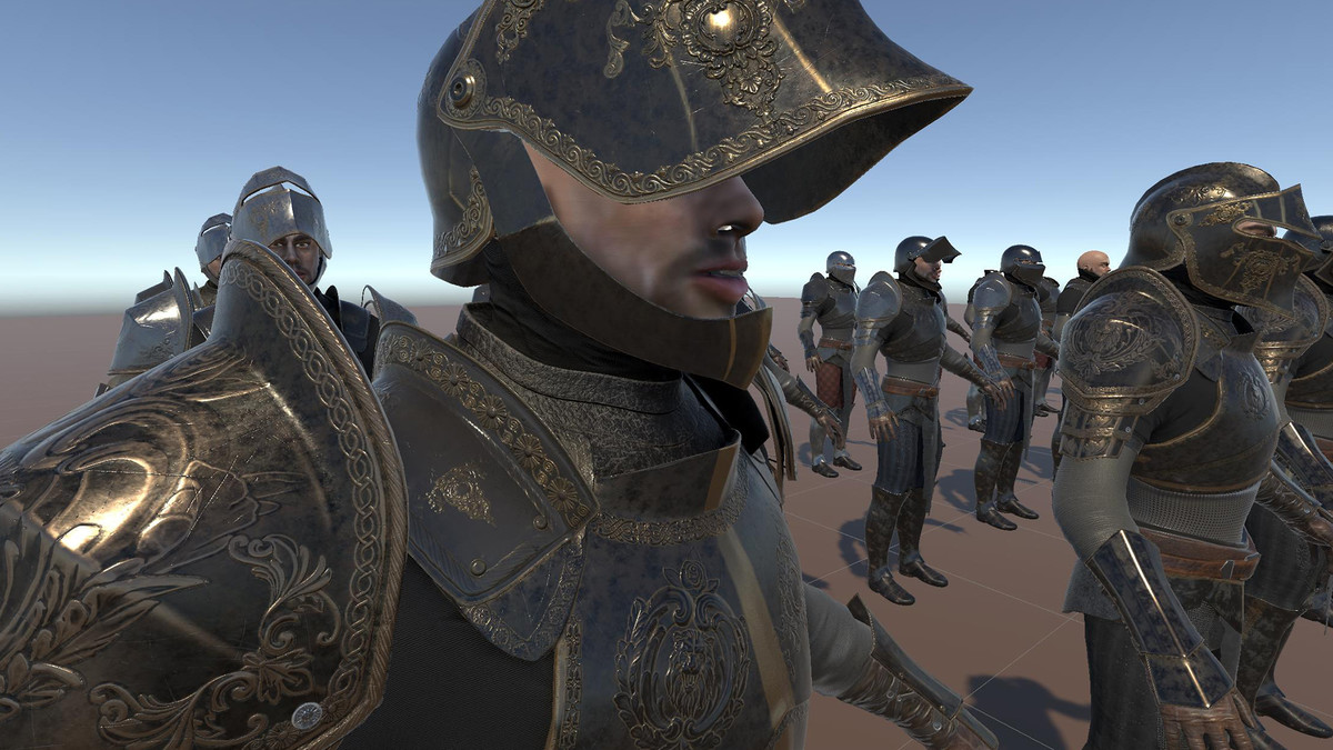 Medium Armored Warrior Knight V1