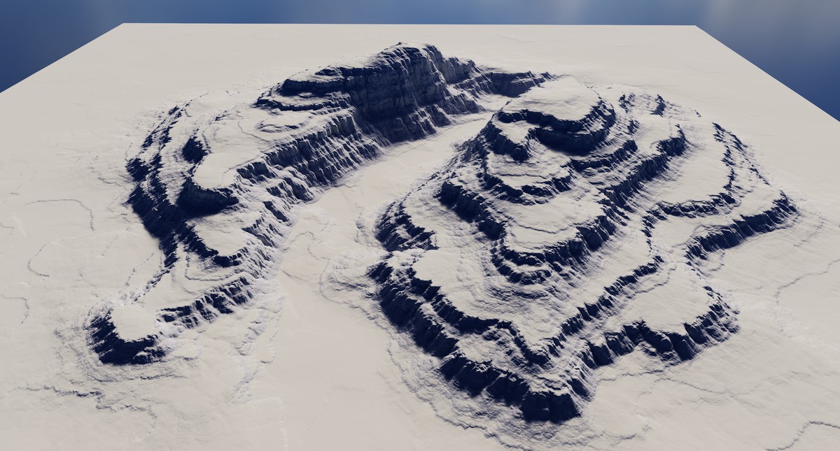 Terraced Canyon Shapes - StampIT!