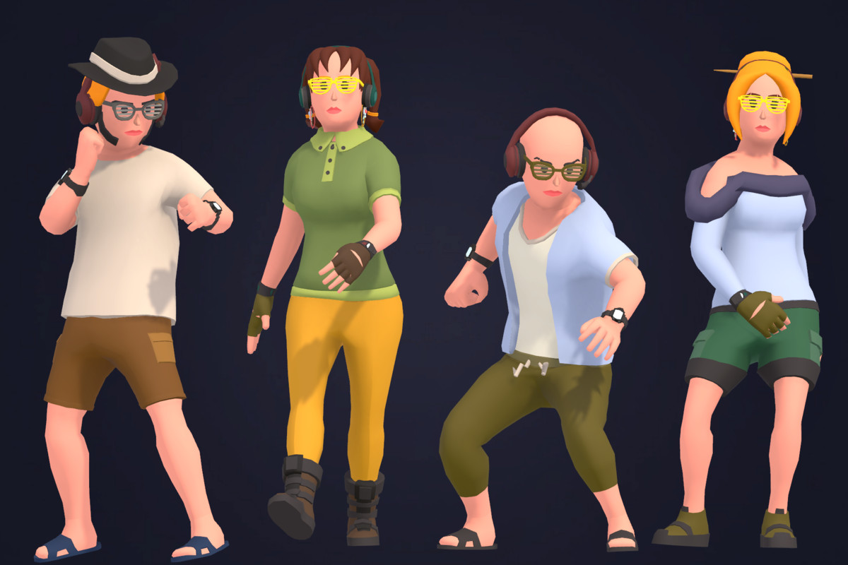 Customizable 3D City Characters Vol 3