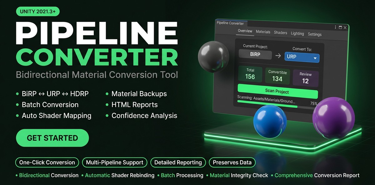 Pipeline Forge - Universal Material Converter