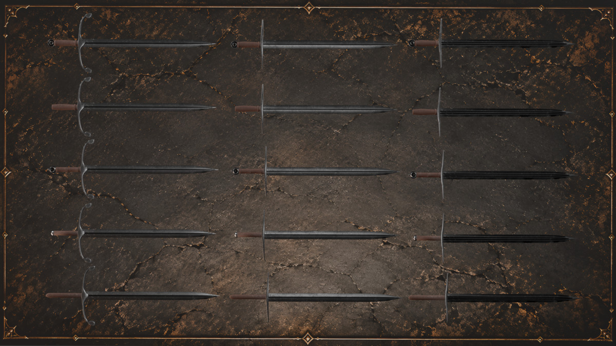 60 Dark Medieval Swords