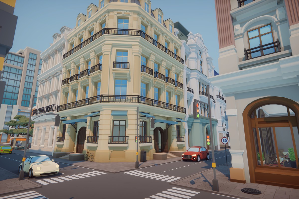 Low Poly Euro City