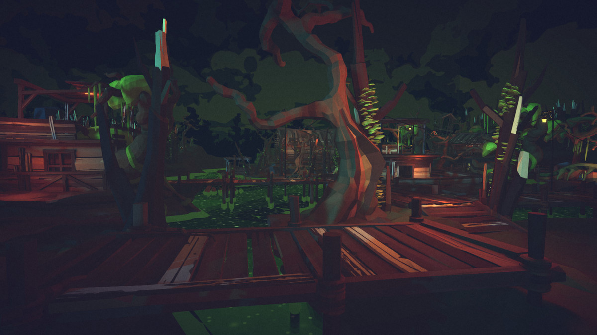 Low Poly Swamp Village – ModulaCraft PRO