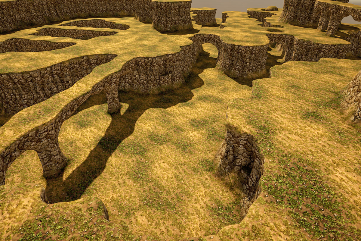 Stylized Modular Cliff 2M