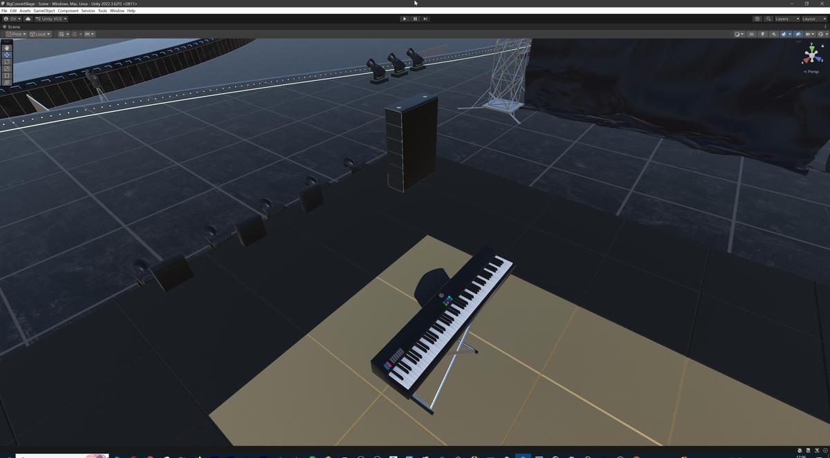 Big Butterfly Concert Arena Stage Venue Modular 3D Model