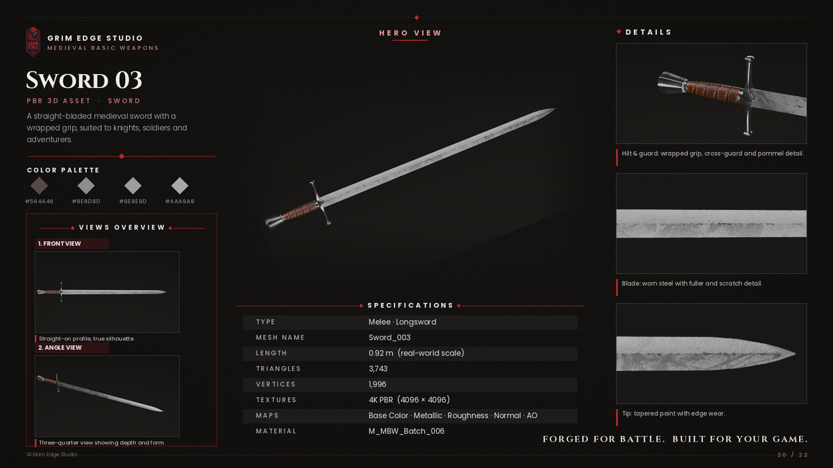 Medieval Basic Weapons