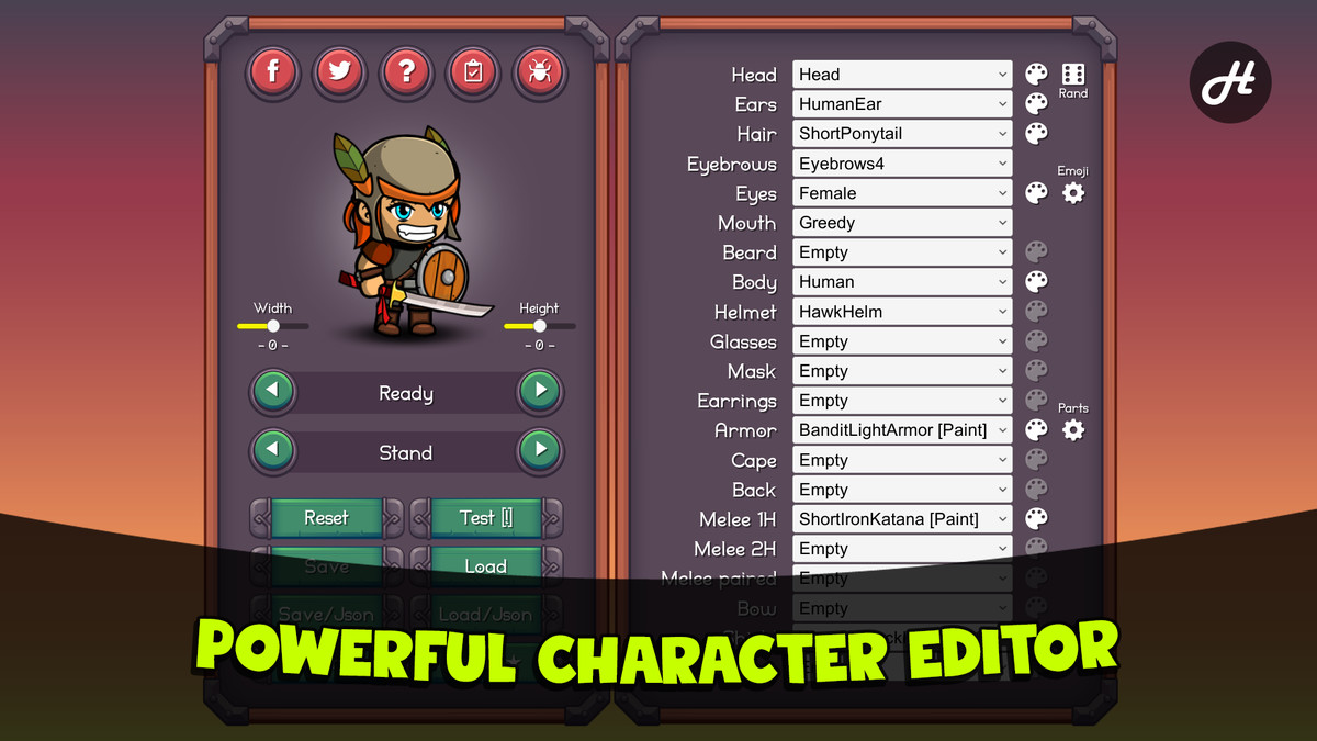 Fantasy Heroes: Character Editor [Basic]
