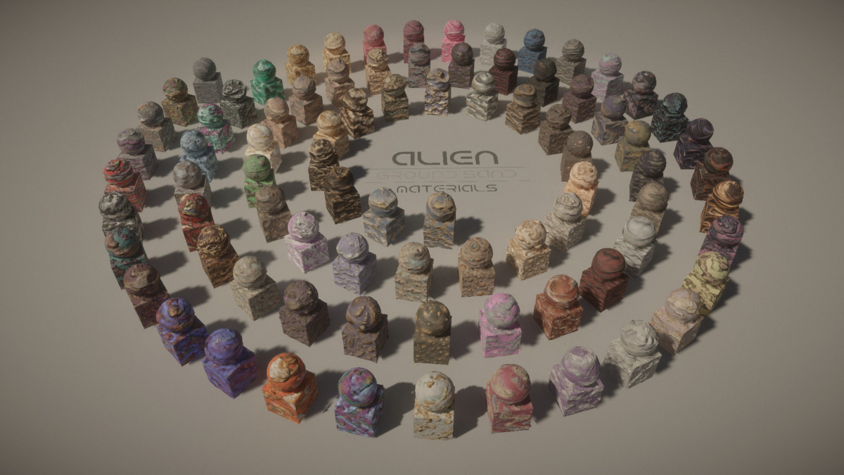 Alien Ground Materials - Sand