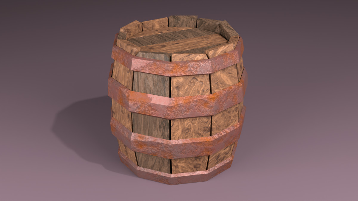 PBR Wooden Containers for 3D Breakables Core Pack