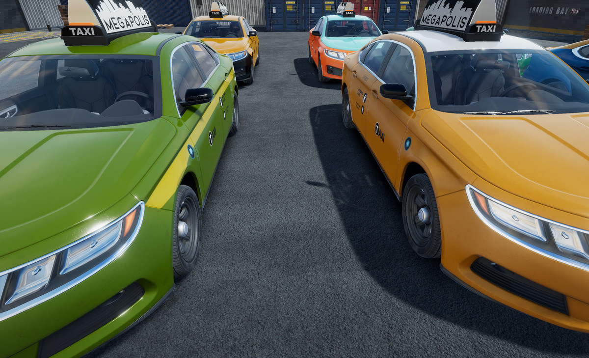 Generic taxi sedan