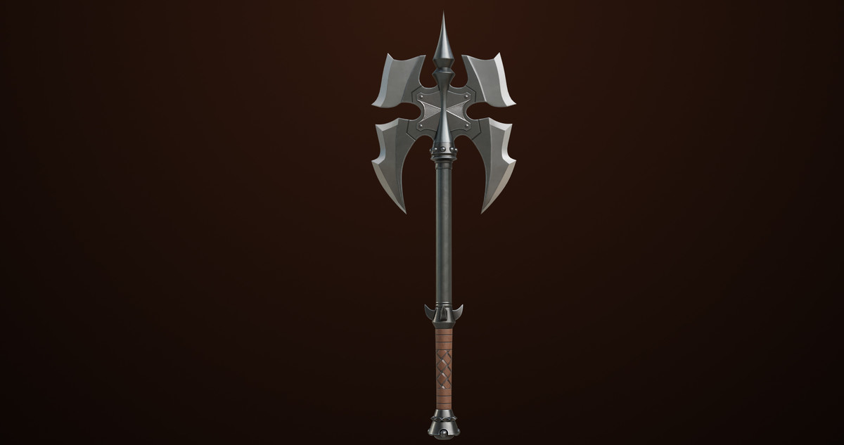 Battle Axe 03 URP HDRP Textures