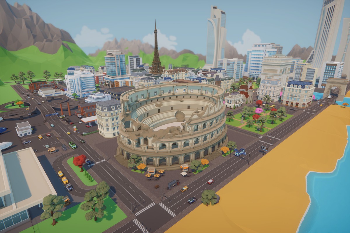 Low Poly Euro City