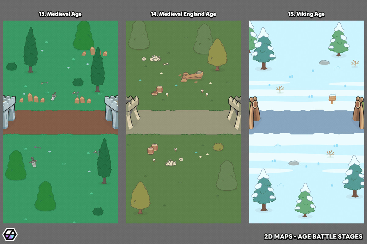 2D Maps - Age Battle Stages