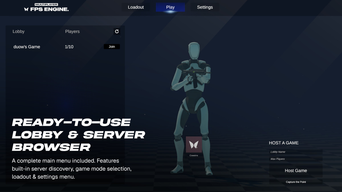 Multiplayer Add-On for FPS Engine