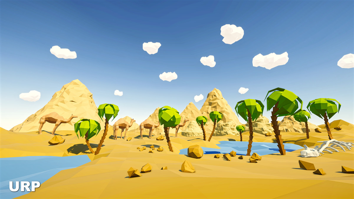 Low Poly Desert Egypts