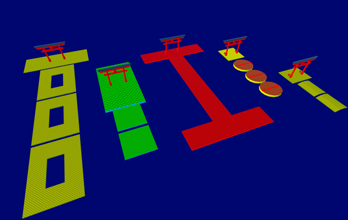 Obby Ninja Run Game Level Pack