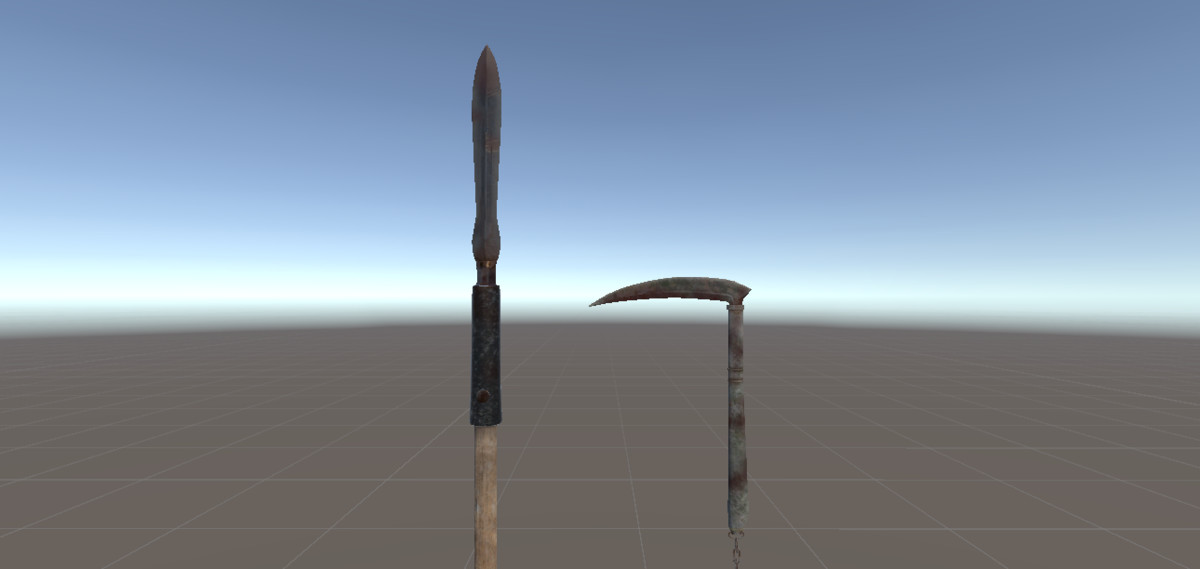 Traditional Japanese Dark Weaponry Set