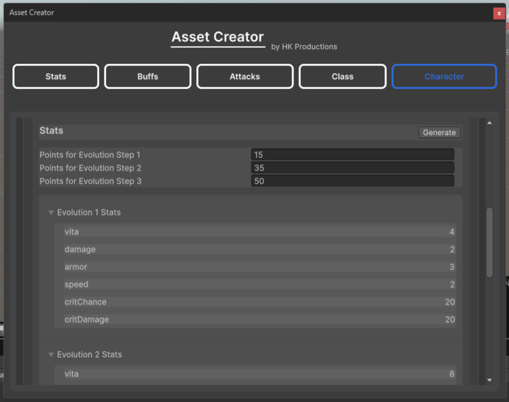 Asset Creator