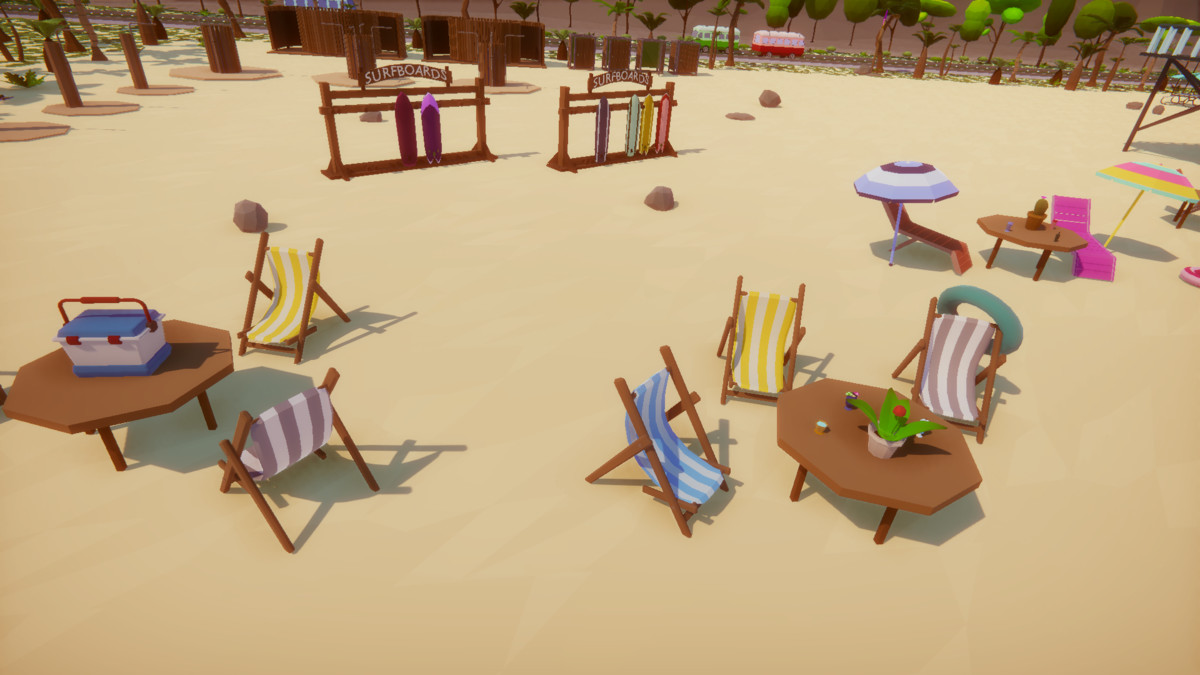 Low Poly Beach Pack - Mini World Studio