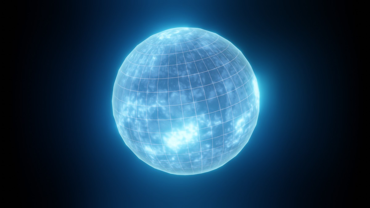Holographic Solar System Sci-Fi 3D Model